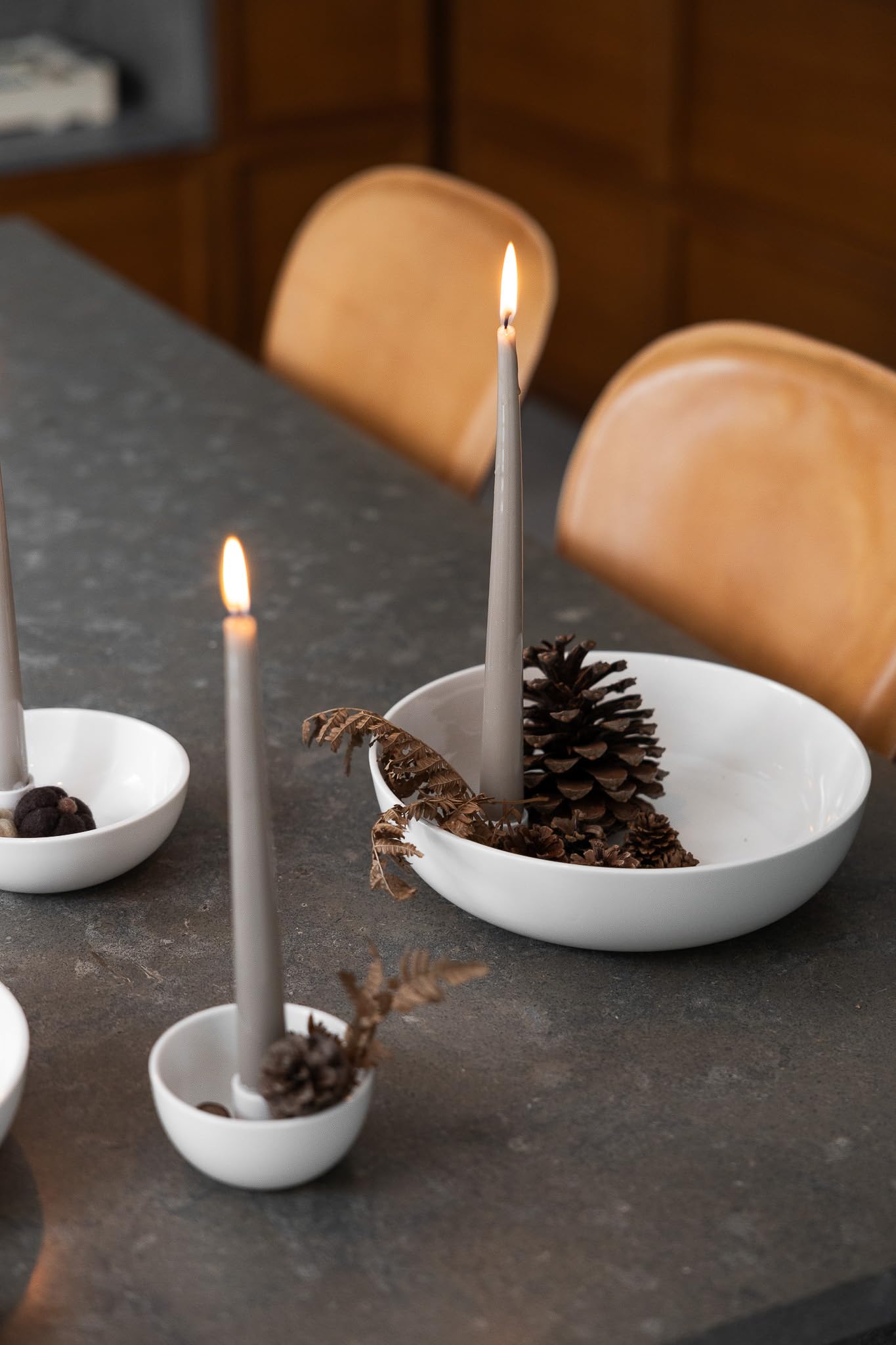 LIDATORP XL Glossy White Candlestick