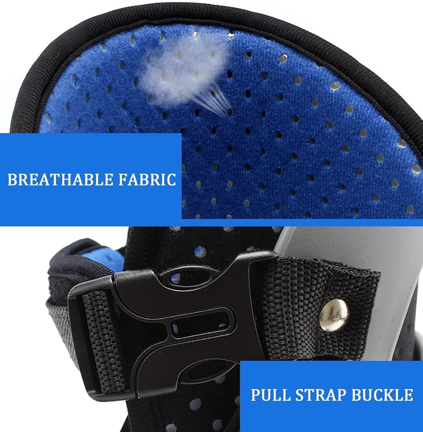 Foot Drop Splint Guard Ankle Brace Support Plantar Fasciitis Posterior Night Splint for Soreness Relief,Foot Pain and Stretching,Fits Right Or Left (Size : Small)