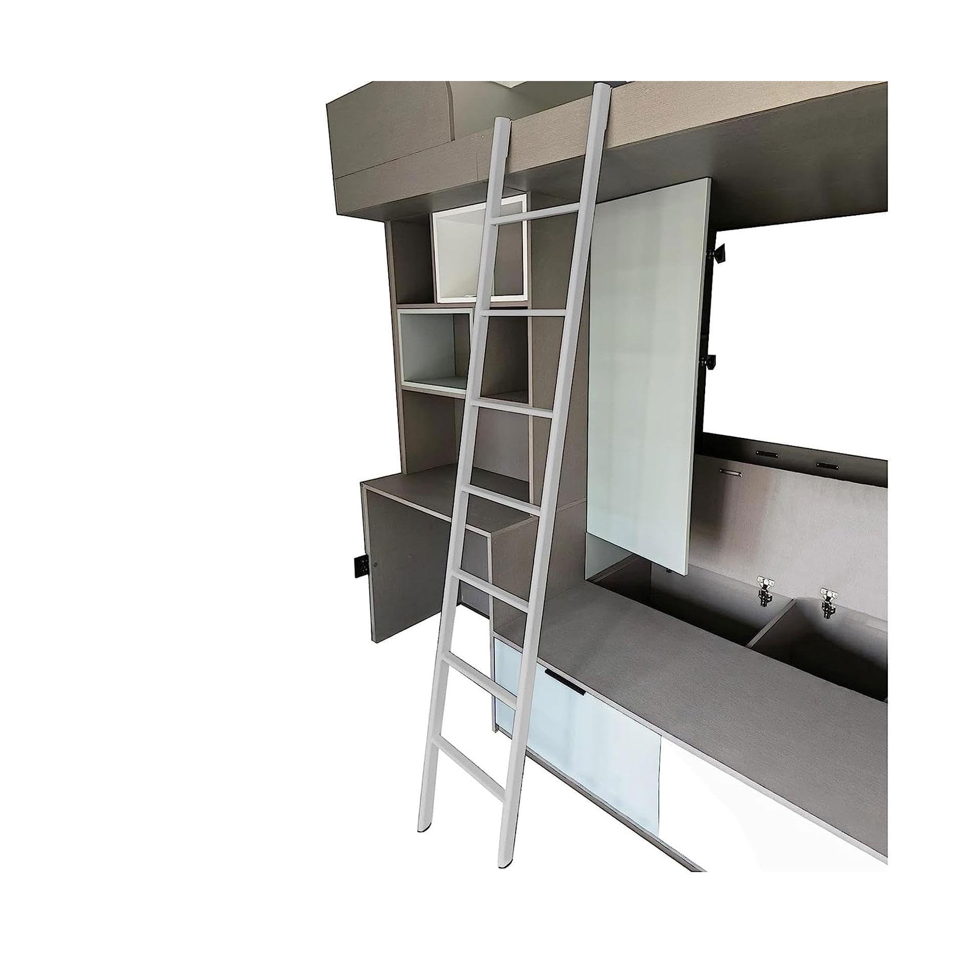 Échelle de lit mezzanine métallique pour remplacer une échelle instable en toute sécurité