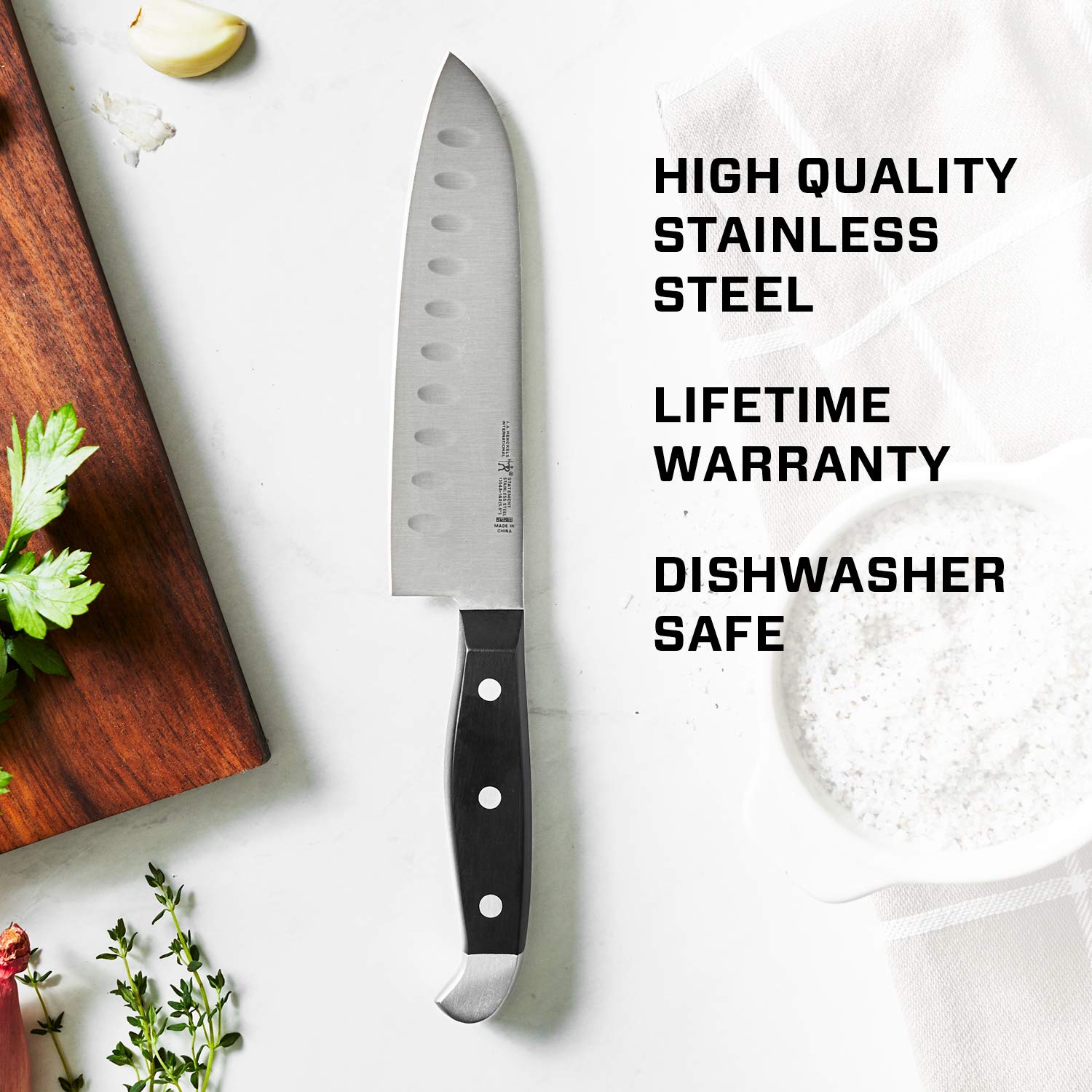 HENCKELS Statement Kitchen Knife Set with Block, 15pc, Chef Knife