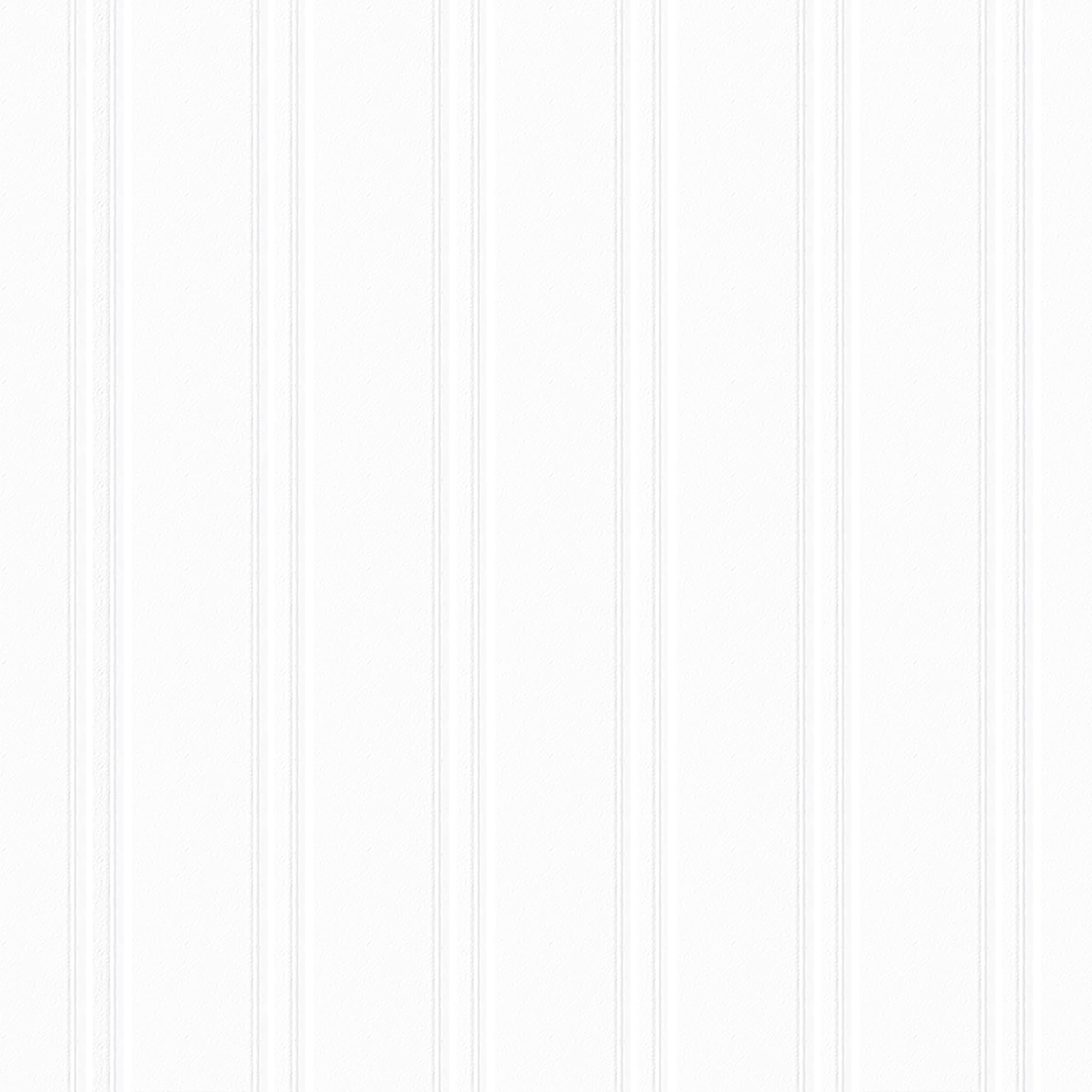 Photo 1 of ReWallpaper 17.5in×23ft Peel and Stick Beadboard Wallpaper Prepasted White Wallpaper for Bedroom Removable Vinyl Roll White Beadboard Wall Panels Accent Wall Covering for Living Room Bathroom Basement