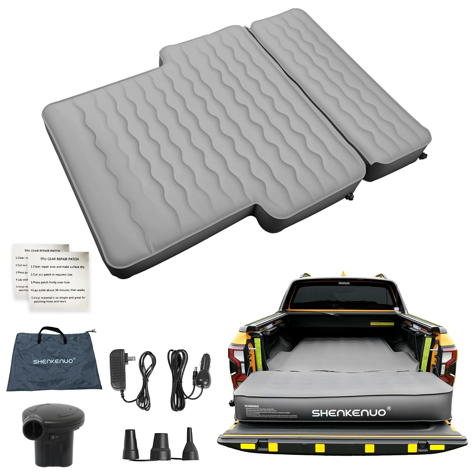 SHENKENUO Tacoma Truck Bed Air Mattress