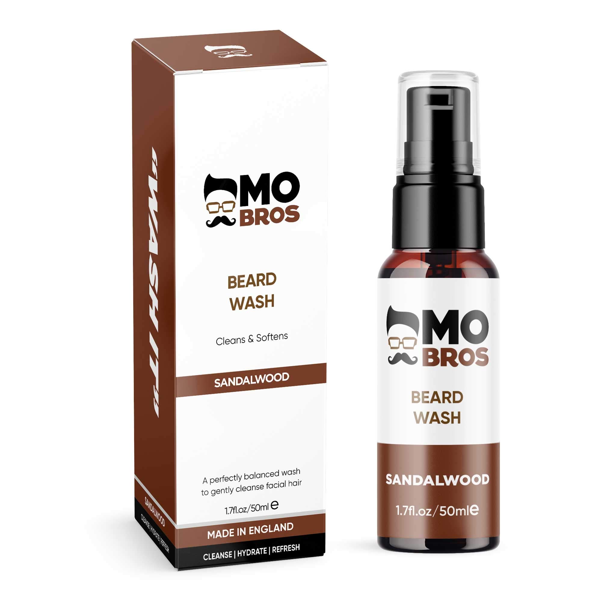 Beard Wash | Cleanse, Soften & Refresh Your Facial Hair | 50ml | Sandalwood