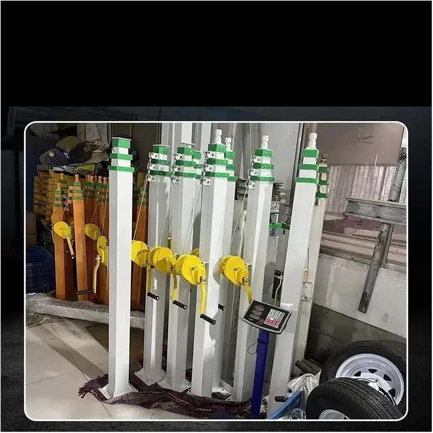 Portable Hydraulic Mast Hand Lift Mobile Is Lifting Rod 3 Meters 4 Meters(5 meters)