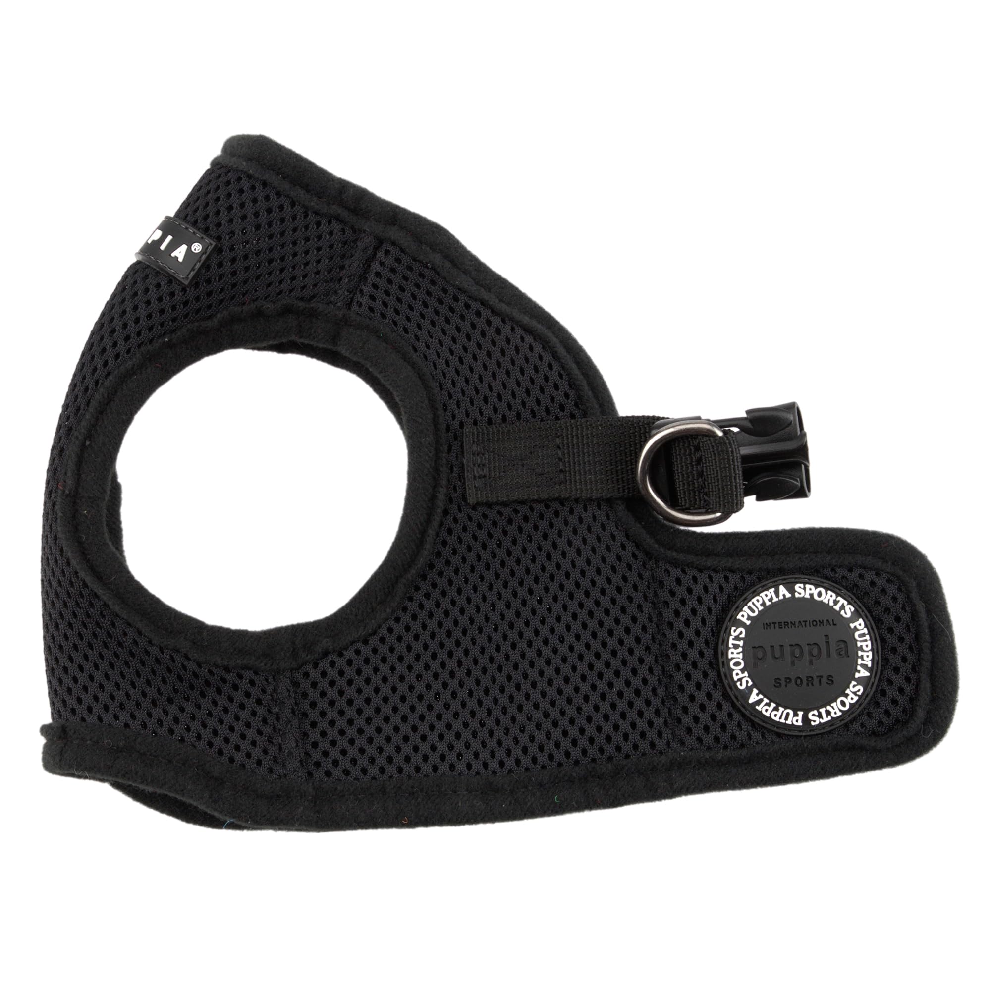 Puppia Soft Vest Dog Harness - Black - Medium