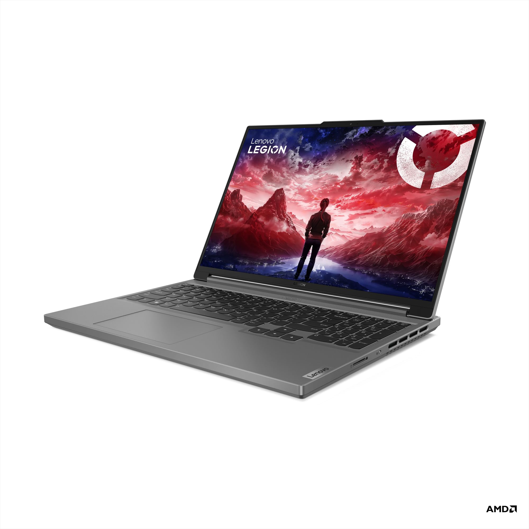 Lenovo Legion Slim 5 16ARP9 - Ordinateur Portable Gaming 16'' WQXGA 165Hz (AMD Ryzen 7 7435HS, RAM 16Go, SSD 512Go, NVIDIA RTX 4060 8Go, Windows 11 Home) Clavier rétroéclairé AZERTY - Gris