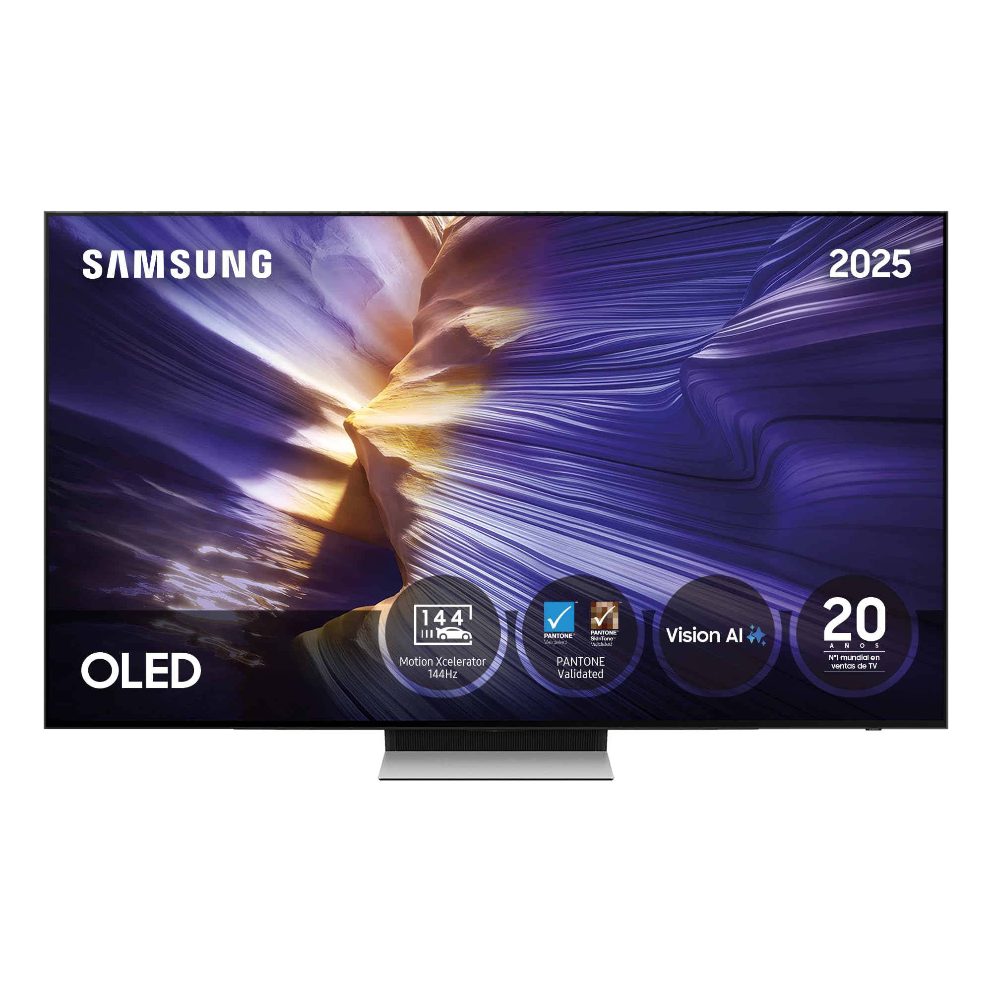 Samsung TV 55 Pulgadas OLED S90F 4K Smart TV con Vision AI, Motion Xcelerator 144Hz y Colores certificados por Pantone