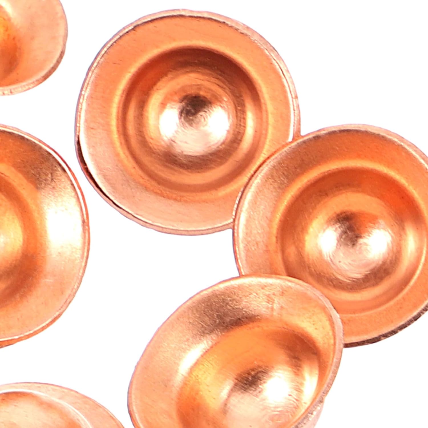 Alipis 10pcs Copper End Caps Plugs 3/8 Inch (φ9.52mm) Tight Air Conditioner Fittings Copper Accessories Water Hose Pipe Caps for Hvac Repair