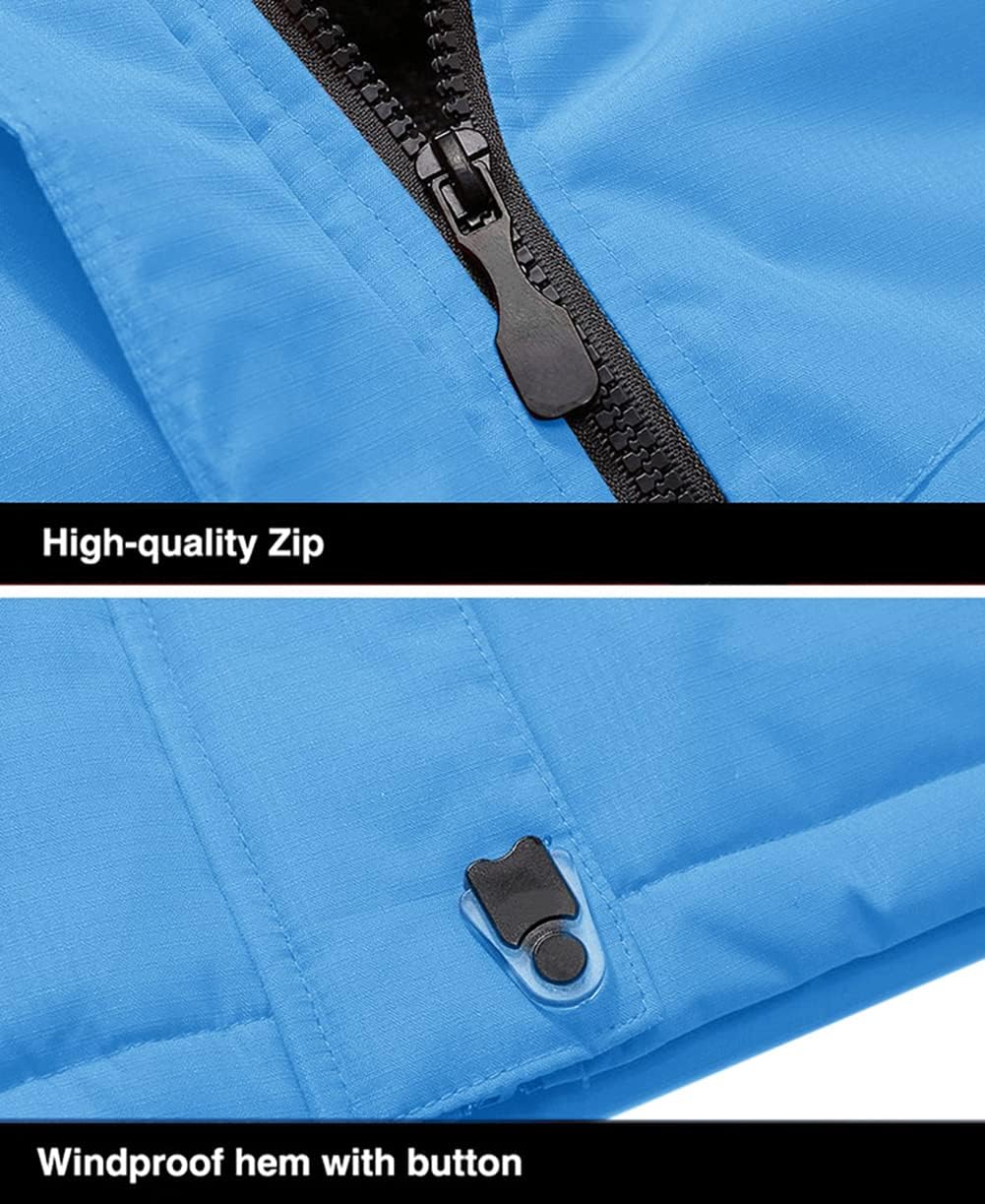 MAGCOMSEN Men's Winter Coats Water Resistant Ski Snow Jacket Warm Fleece Jacket Parka Raincoats With Hood Multi-Pockets - Image 7