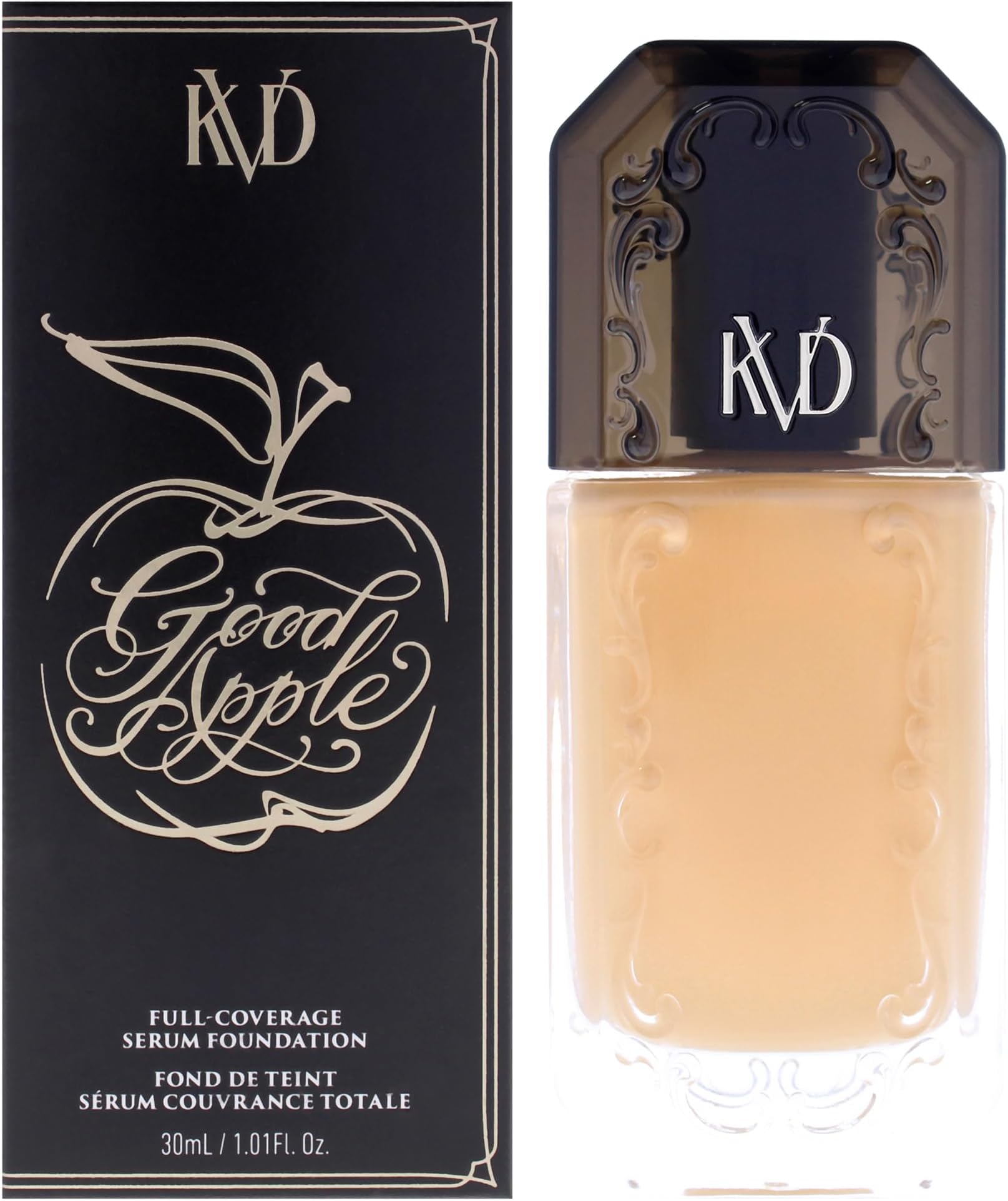 KVD Beauty Good Apple Non-Comedogenic Full-Coverage Serum Foundation Tan 057