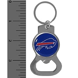 NFL Siskiyou Sports Fan Shop Buffalo Bills Bottle Opener Key Chain One Size Team Color, Blue