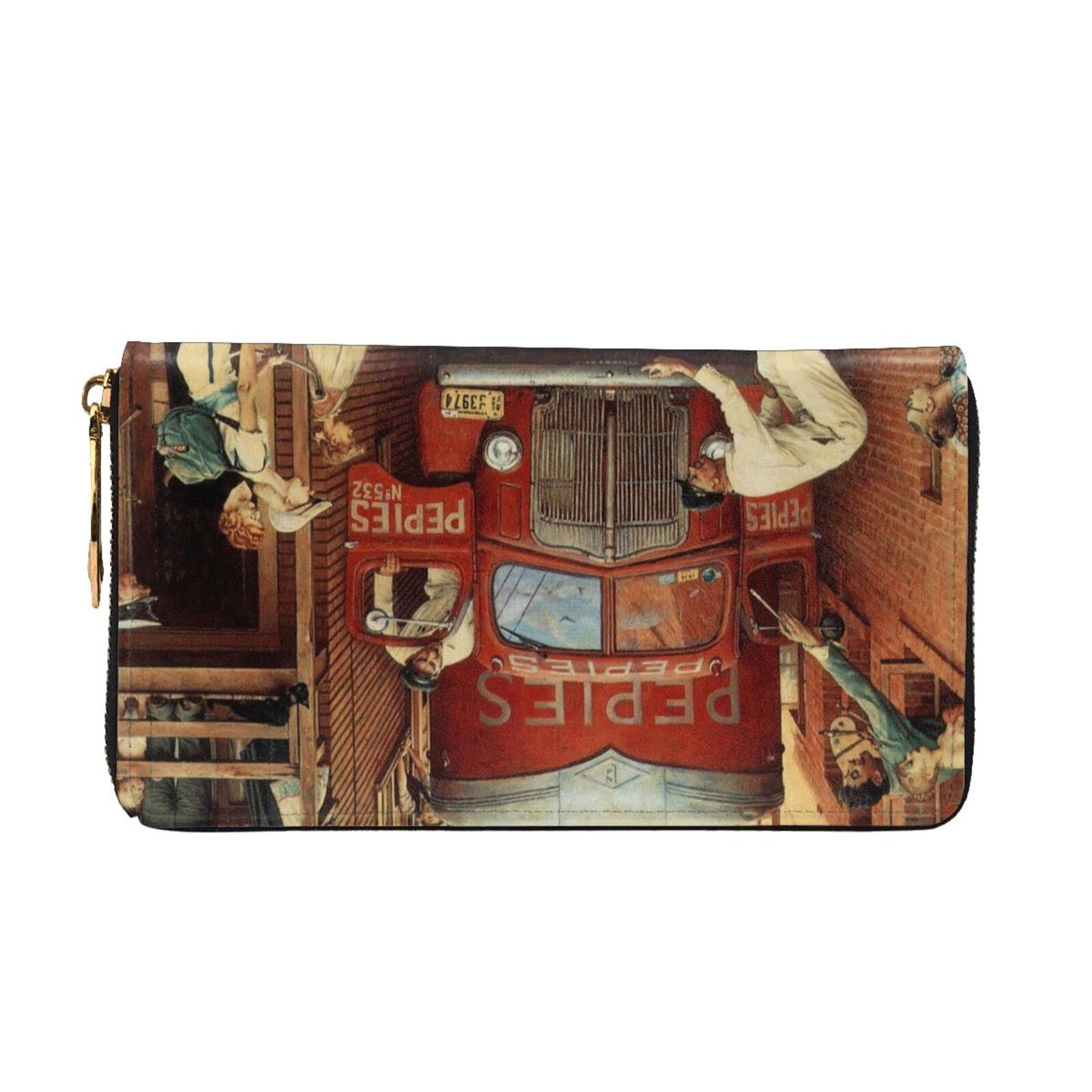 Amazon.co.jp: ノーマンロックウェル 大容量の長財布、カジュアルな大  