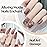 modelones Matte Gel Top Coat Chrome Proof, 15ML No Wipe Matte Top Coat Chrome Isolation Powder-Resist Velvet Finish Winter Gel Polish for Nail Art Painting Long Lasting Manicure DIY Gift for Women