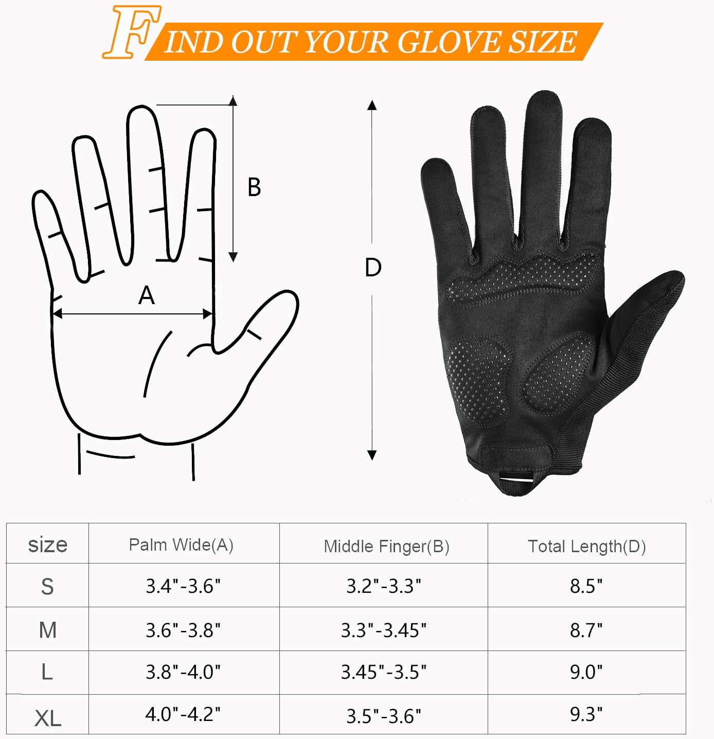 FREETOO Full-Finger Workout Gloves for Men, [Excellent Grip] [Palm Protection] Padded Weightlifting Gloves Lightweight Gym Gloves Durable Training Gloves for Exercise Fitness : Sports & Outdoors