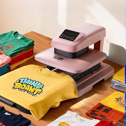 Miniatura 8 de VEVOR Máquina automática de prensa de calor, 15 x 15 pulgadas, máquina de prensa de camisetas con liberación automática y presión ajustable,