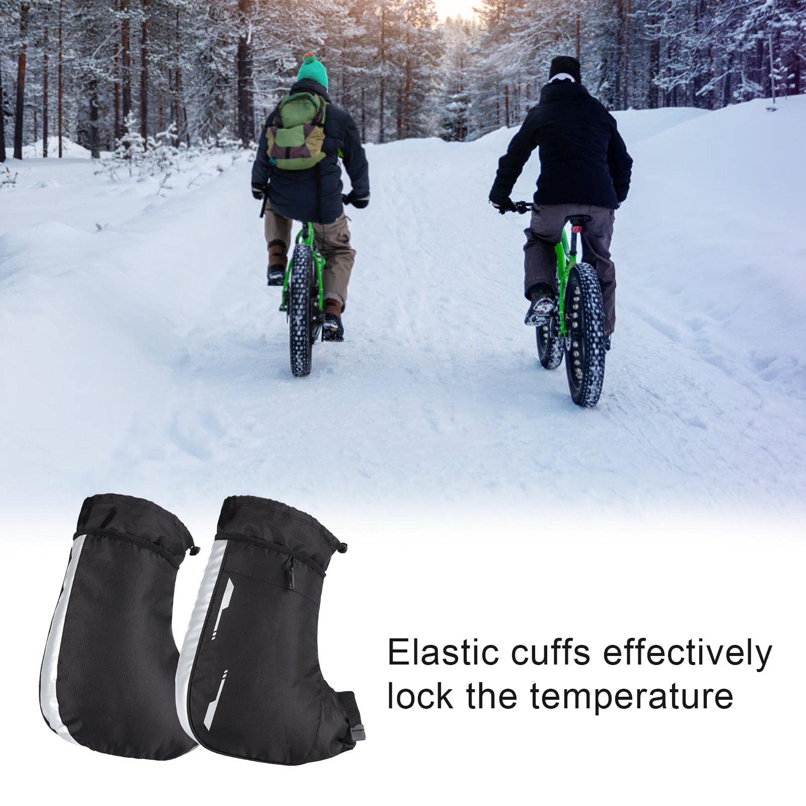 Motorrad-Lenkerhandschuhe Für Den Winter – Warme, Kältebeständige Griffhandschuhe Aus Oxford-Stoff, Ca. 33,5x22 Cm