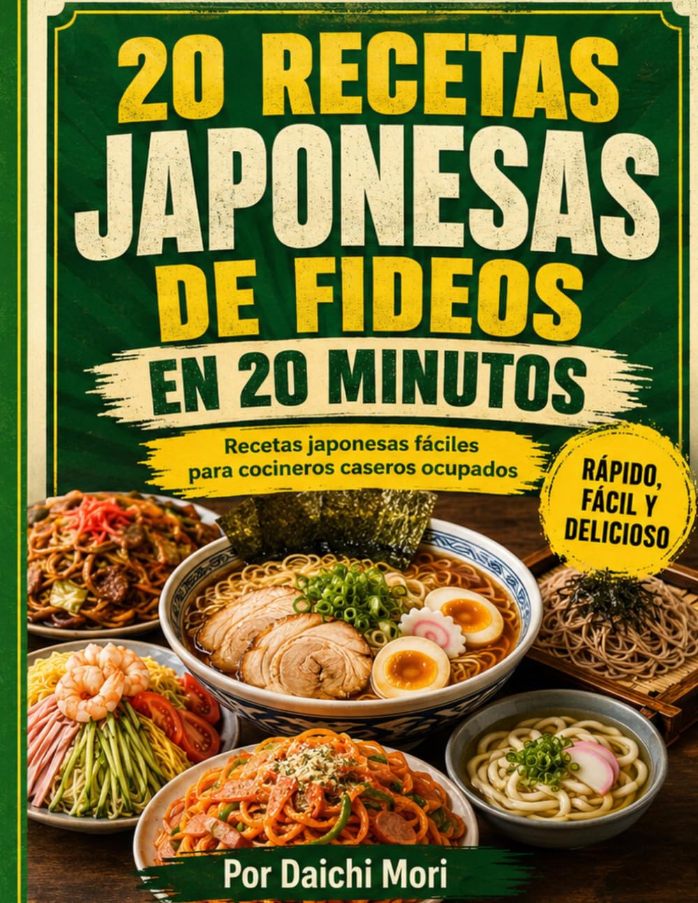 20 recetas japonesas de fideos en 20 minutos: Recetas japonesas fáciles para cocineros caseros ocupados (Mori Japanese Kitchen)