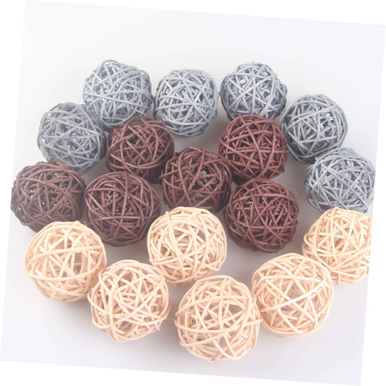 30 Palline Di Rattan Per Aromaterapia Fatte A Mano - Decorazioni Naturali Per Casa, Feste E Centrotavola - Foto 4