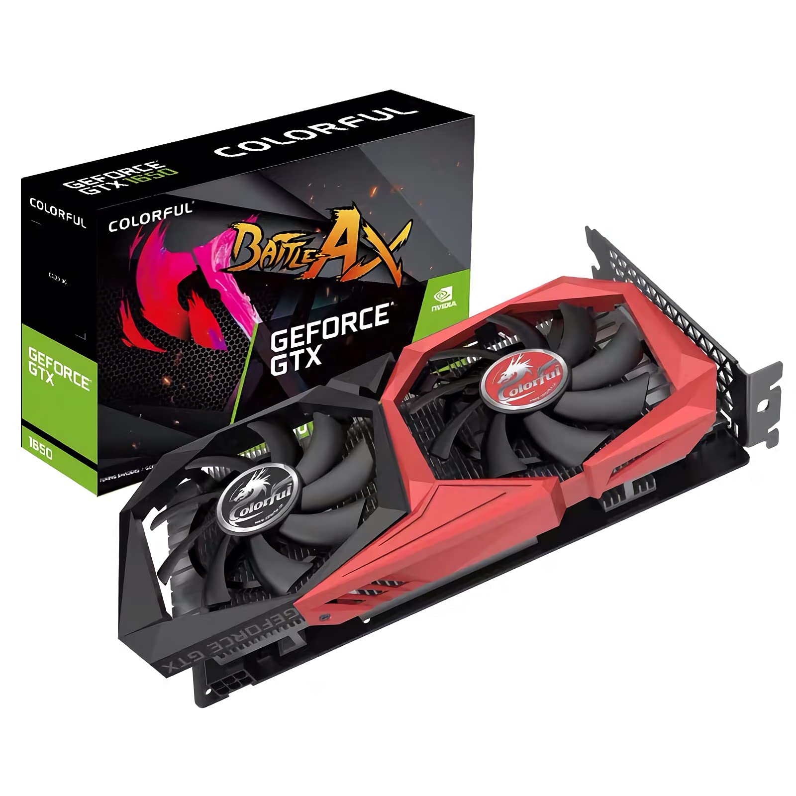 GeForce GTX 1650 4GB GDDR6 Graphics Card 128-Bit HDMI/DP/DVI Support DirectX 12 Dual Fan gpu