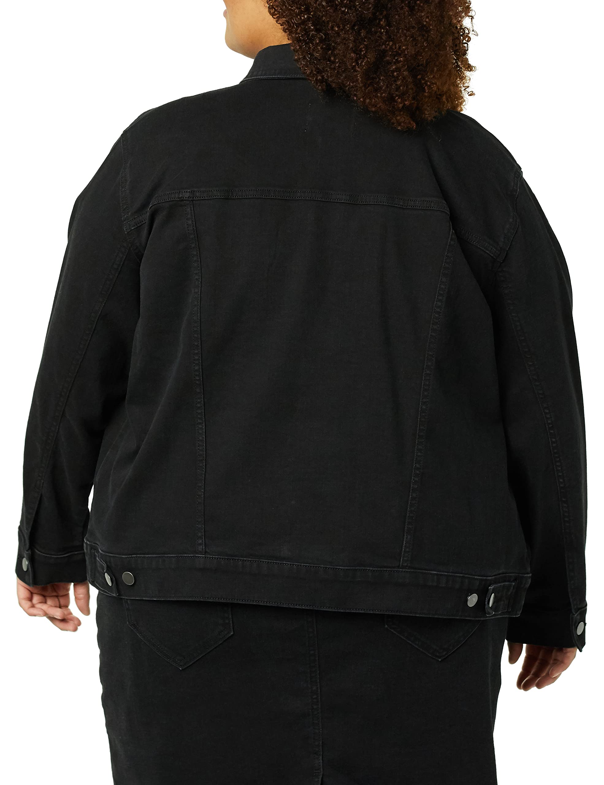 Amazon Essentials Giacca in Jeans, Vestibilità Classica (Disponibile in Taglie Forti) Donna