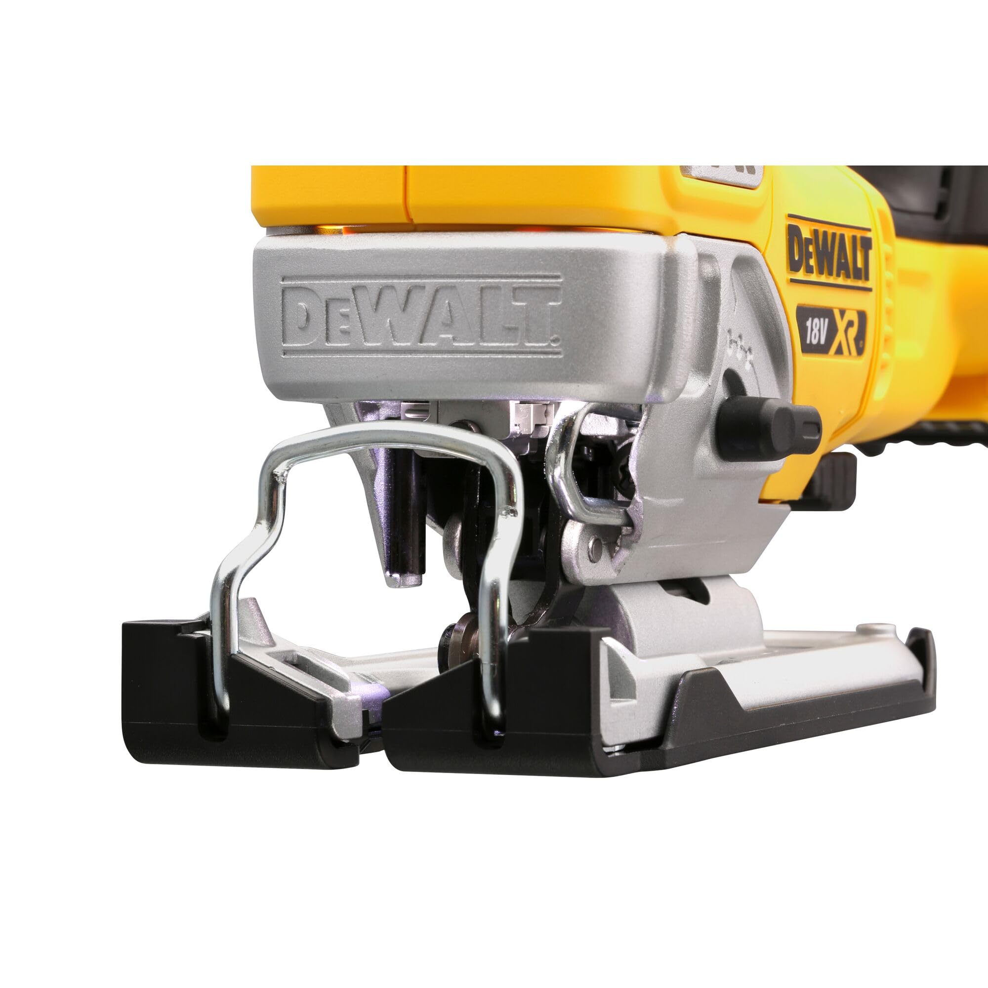 DeWalt DCS334NT-XJ DCS334NT-XJ-Sierra de Calar sin escobillas XR 18V sin cargador/batería con maletín TSTAK II, Negro Y Amarillo