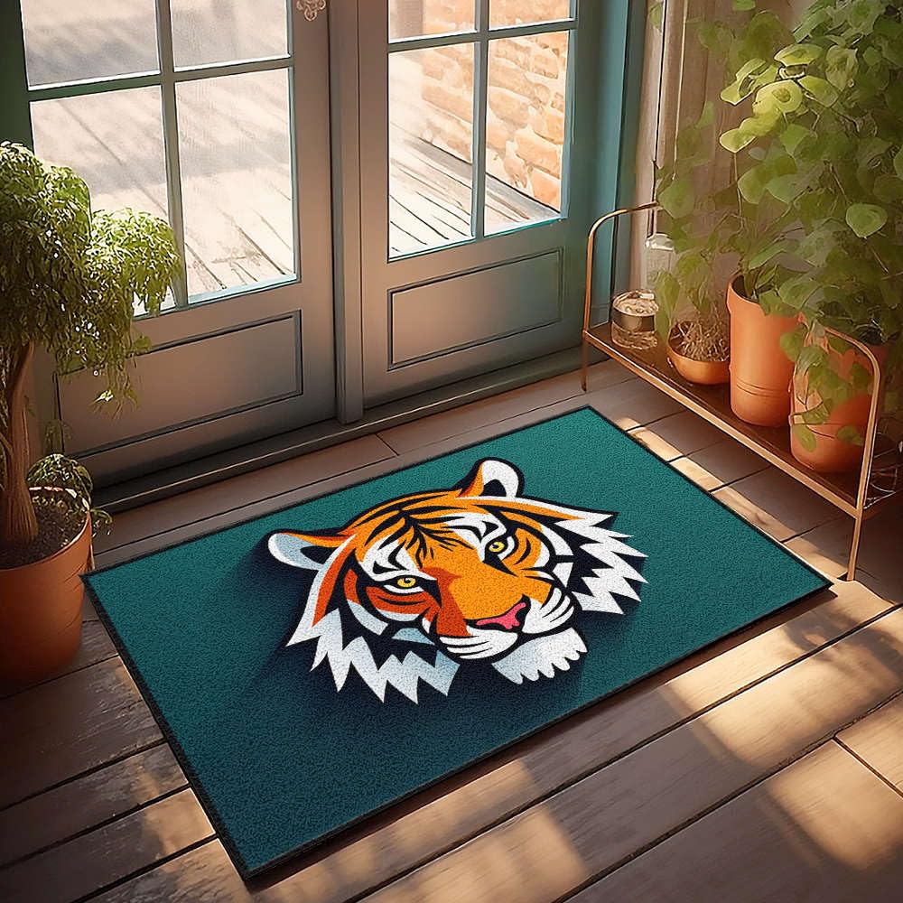 Tapis de bienvenue printanier extérieur de 65x90 cm comme paillasson rigolo pour l'entrée