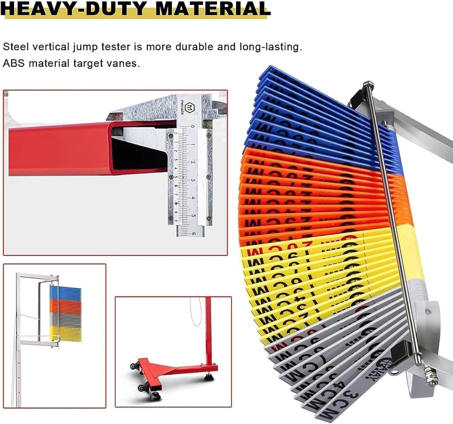 Vertical Challenger 垂直ジャンプテスター 大人用垂直ジャンプテスター 床立ちジャンプ高さトレーニング補助具 引き