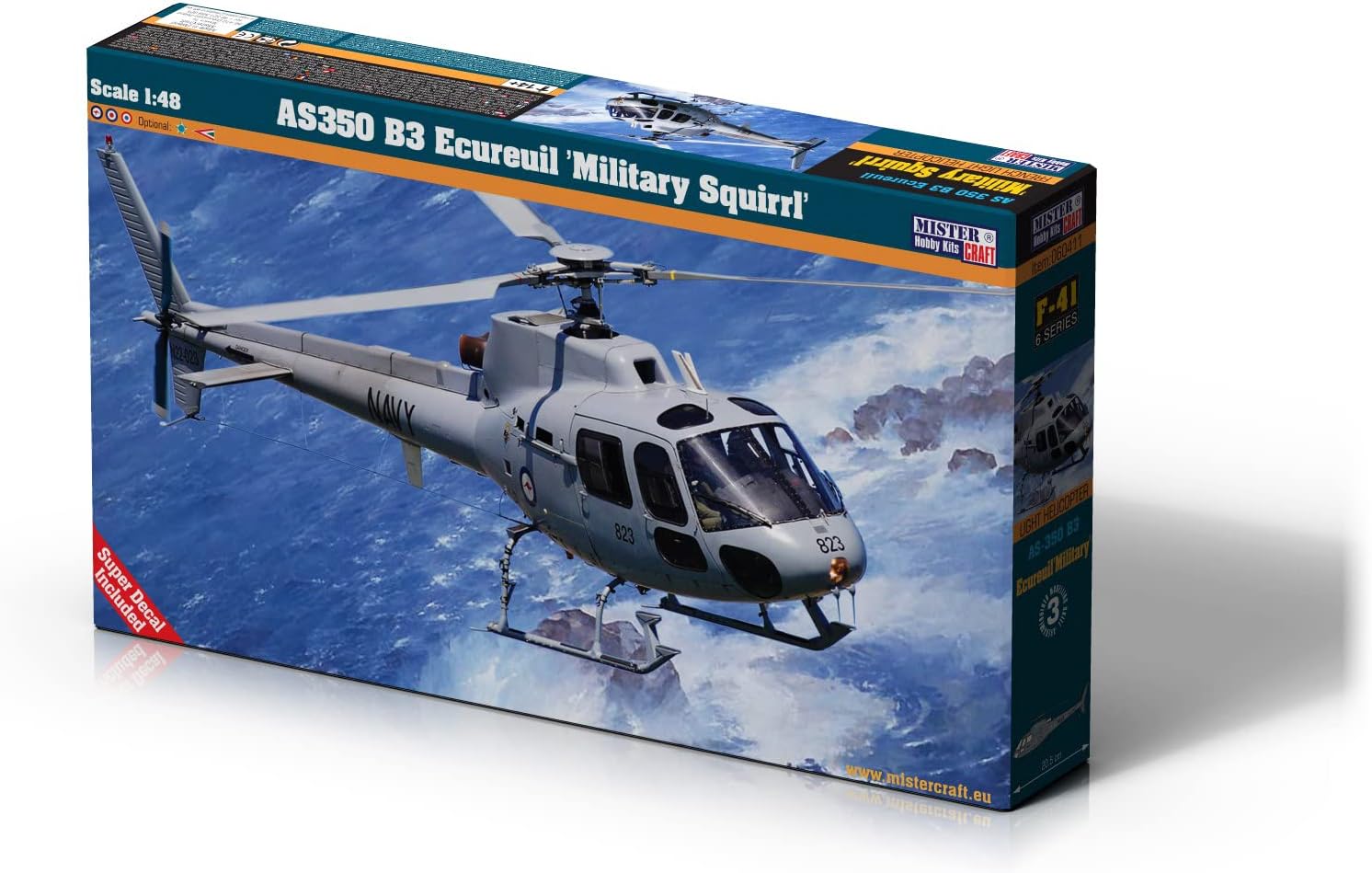 MISTER CRAFT HOBBY KITS 1:48 AS-350 B3 Ecureuil Military Squirrl