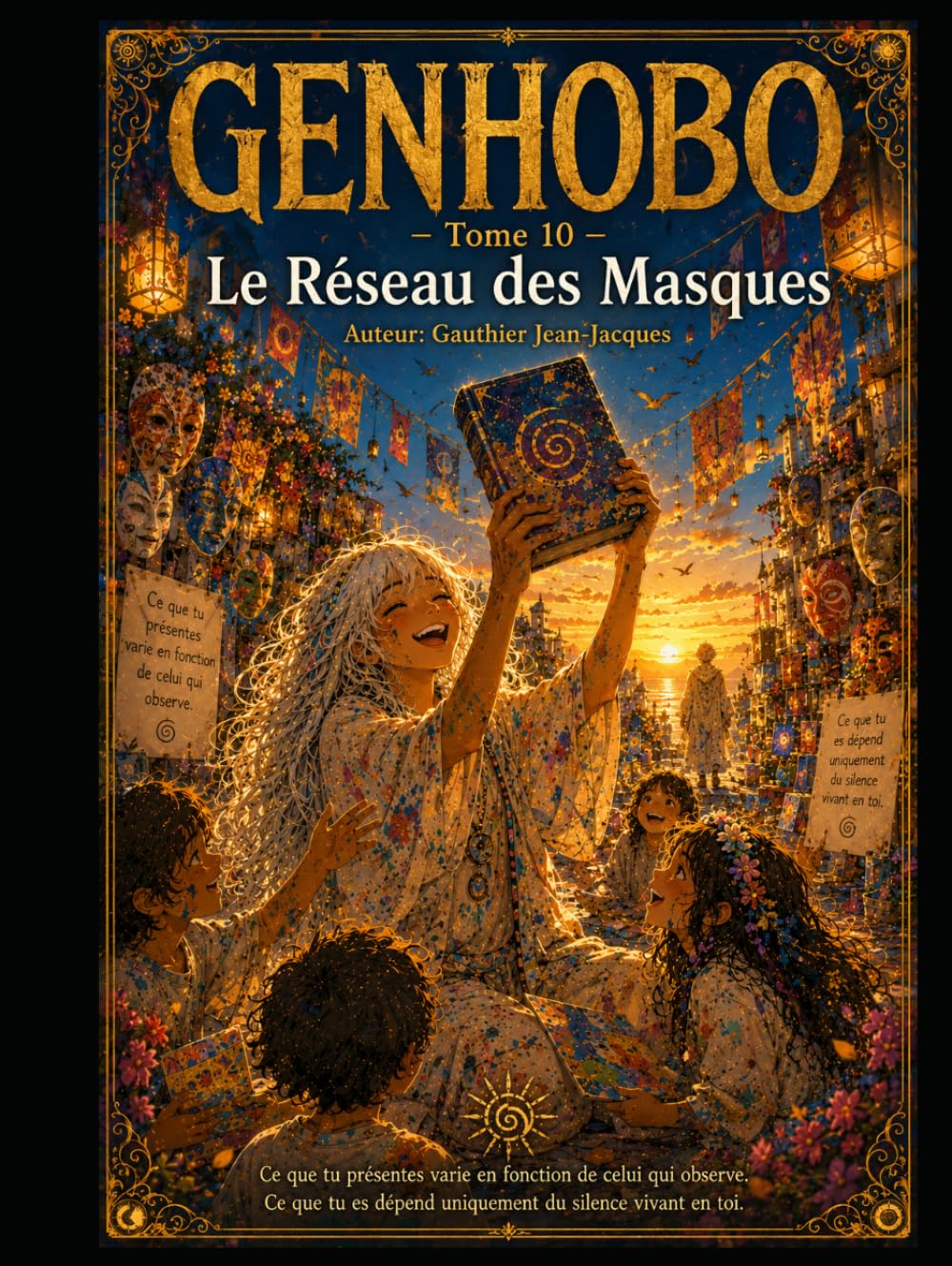 GENHOBO - Tome 10: le reseau des masques (romans jeunesse)