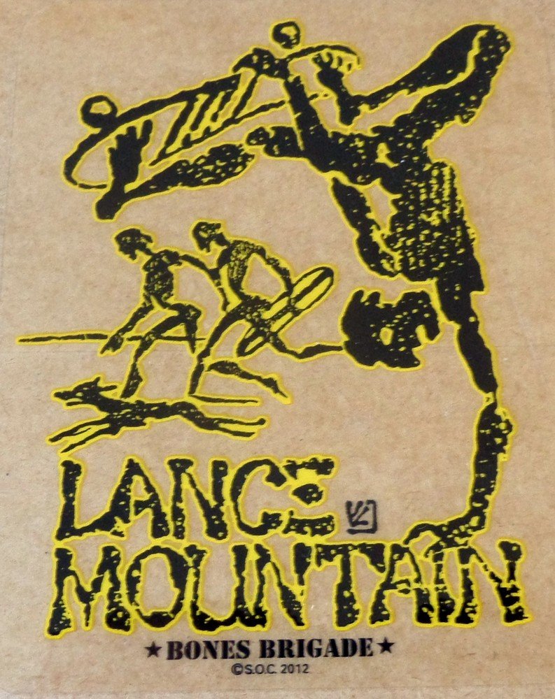 Amazon.co.jp: Powell Peralta Skateboard Sticker - Lance Mountain 