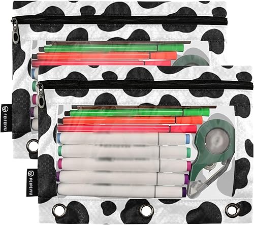 Miniatura 7 de Estuche para carpetas de archivos de camuflaje rojo y gris, bolsa resistente para carpetas de 3 anillas, funda de suministros de escritorio de