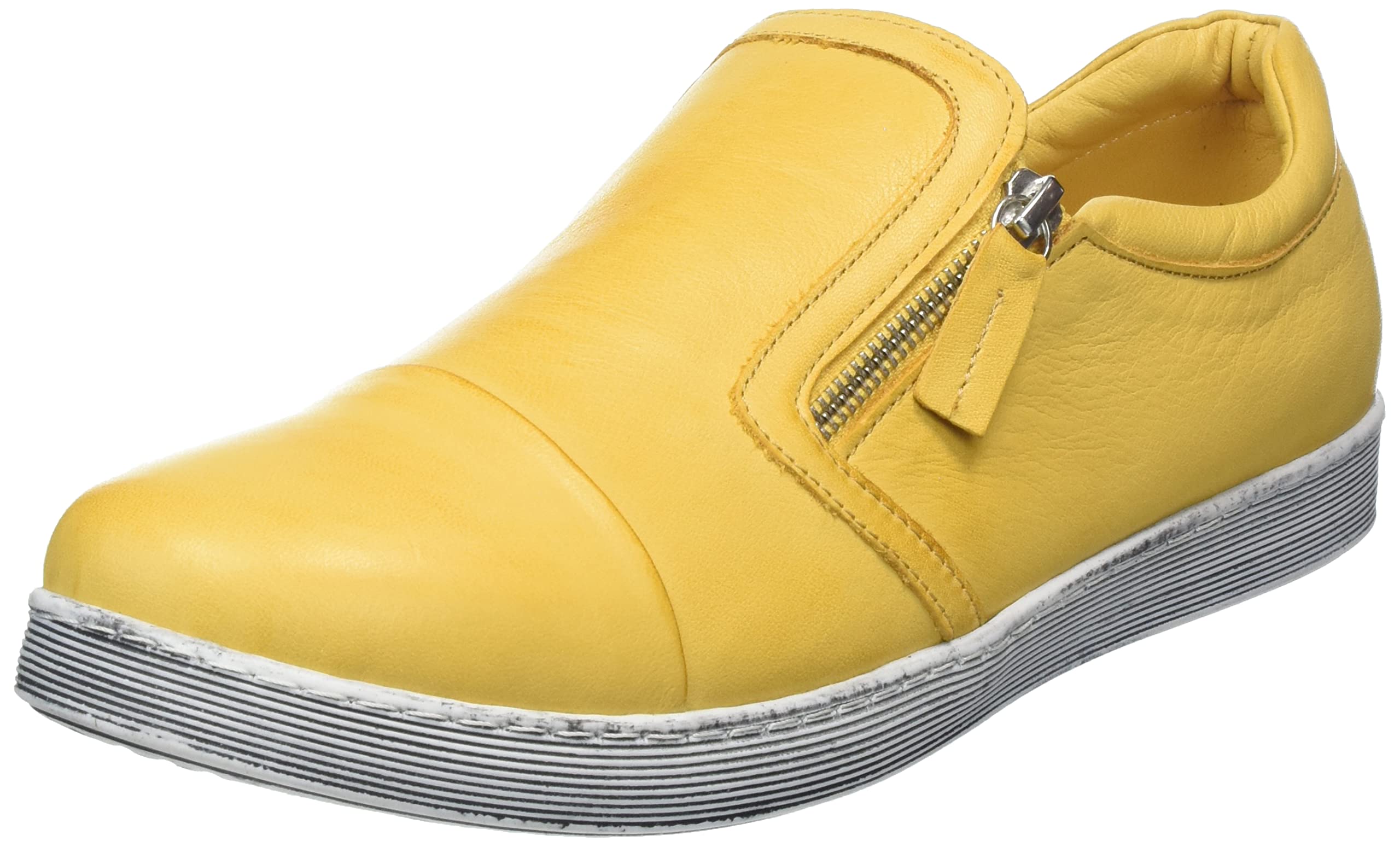 Andrea Conti Women's Slipper, Ochre, 4 UK