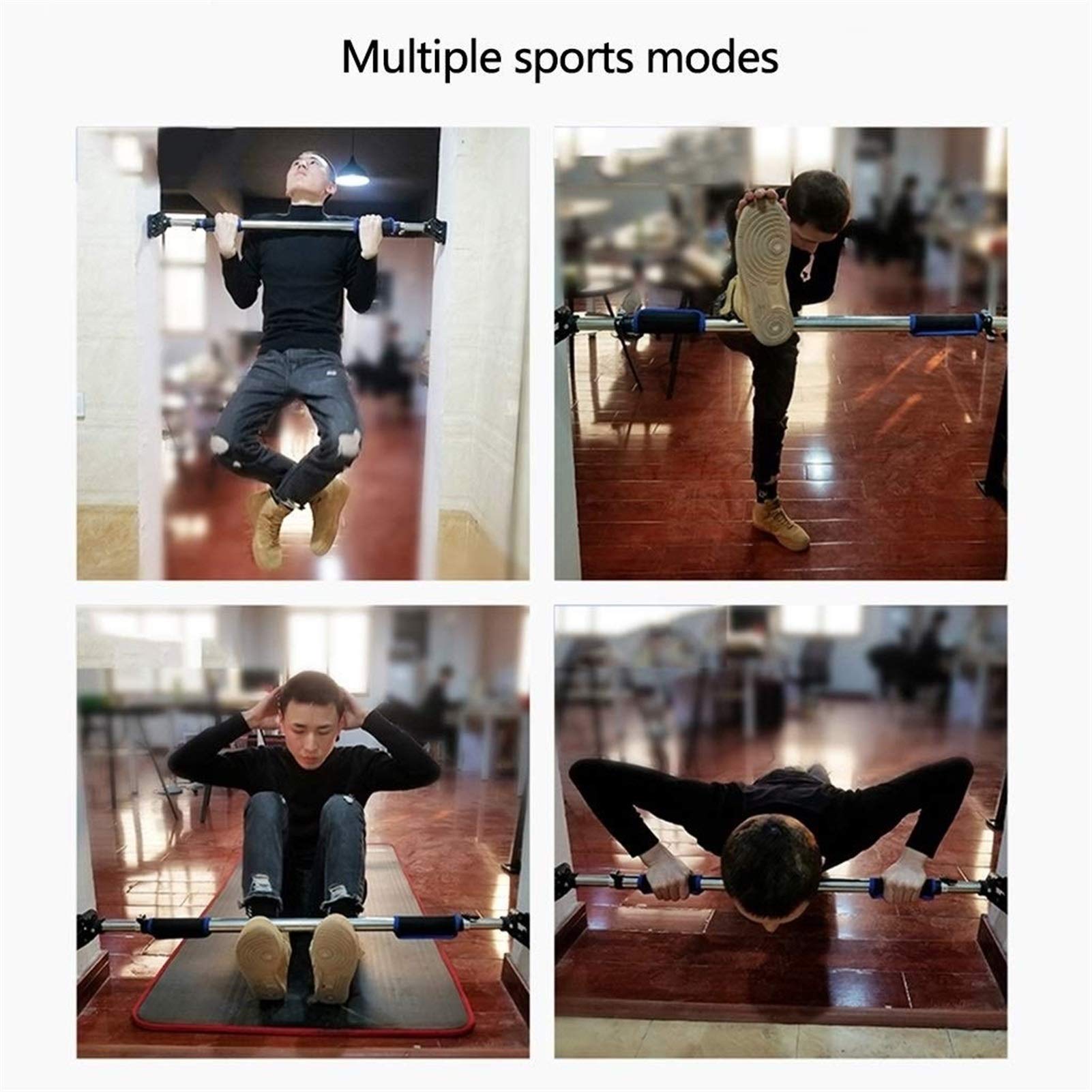 Barra per trazioni per esercizi per la parte superiore del corpo, attrezzatura fitness a parete per allenamenti in palestra a casa
