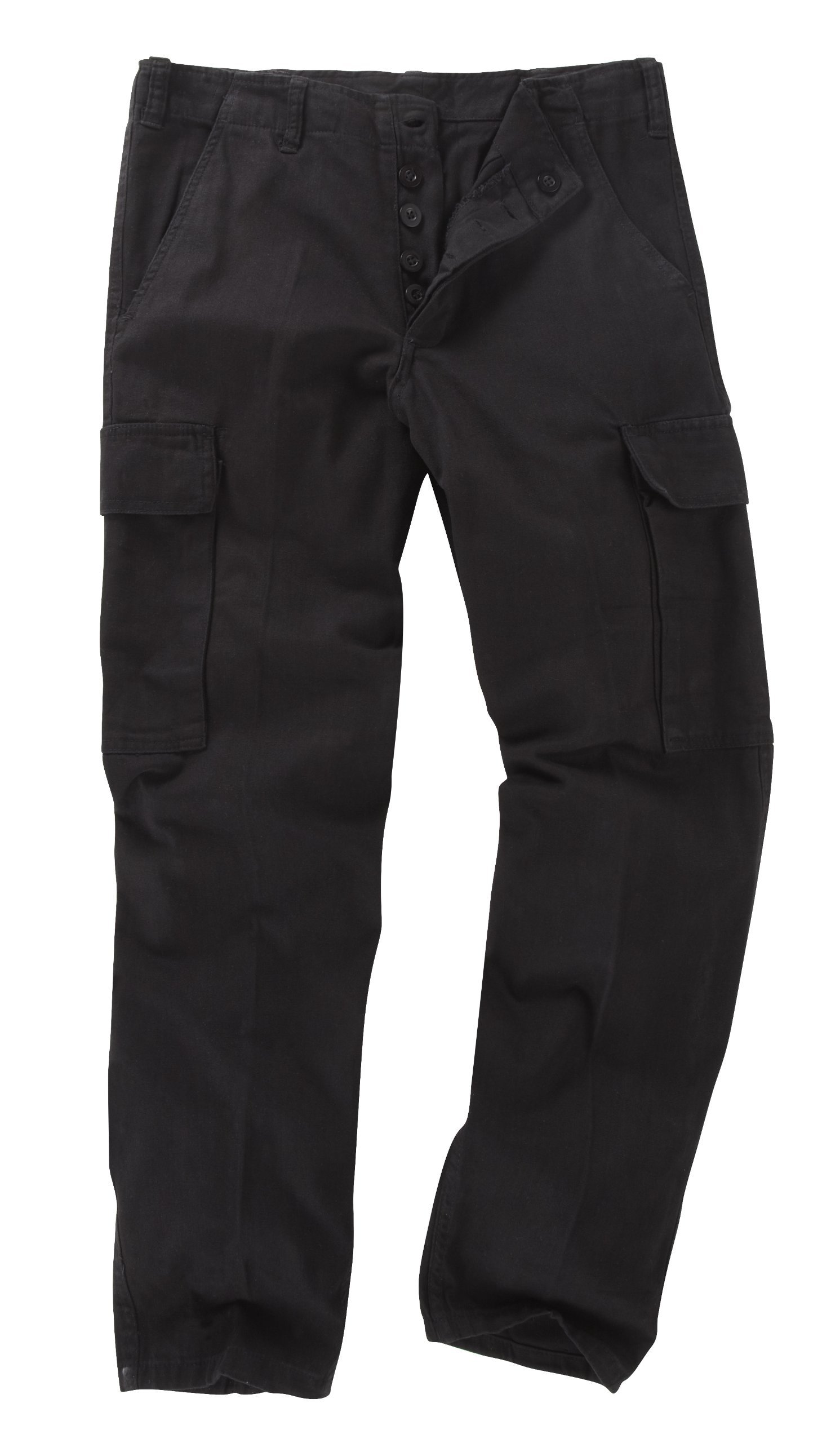 Army and Outdoors German Moleskin Trousers - Black (34)