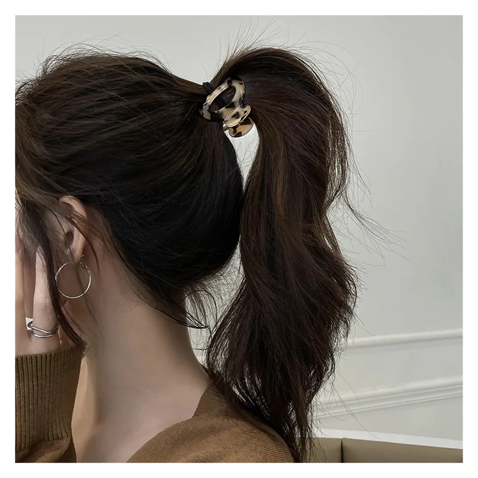 Compatible con mujeres, pinzas for el pelo, pequeñas, huecas, accesorios for niñas, pinza for, 2 uds(B)