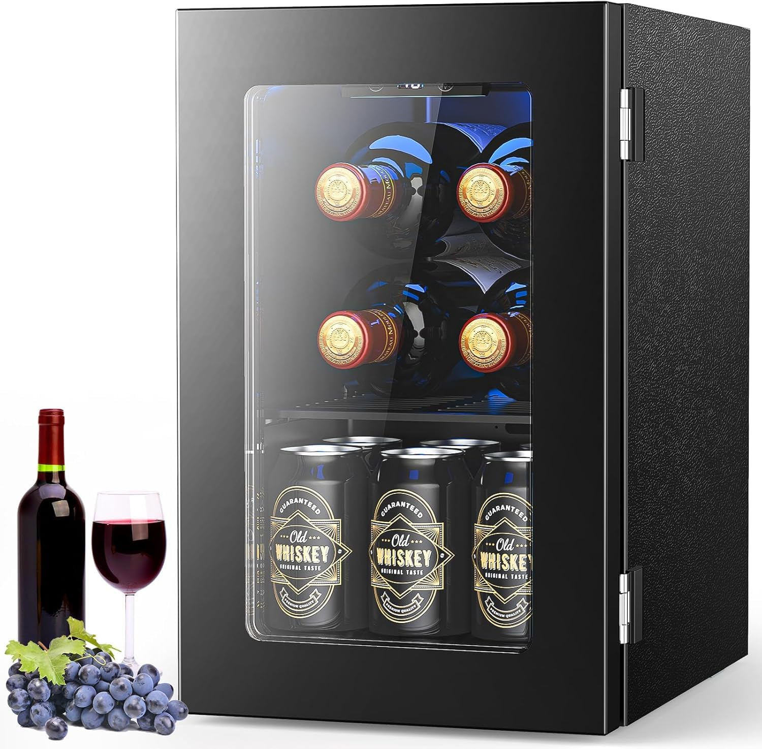 WAA JC-18 0.6 cu ft Beverage Cooler Black