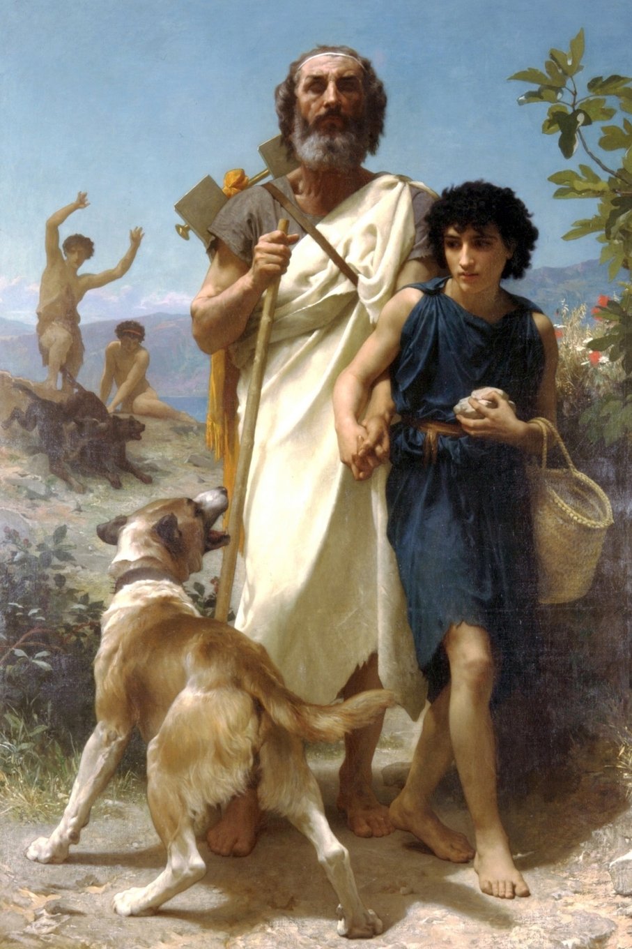 "Homer and his Guide " by William-Adolphe Bouguereau - 1874: Journal (Blank / Li (Art of Life Journals)
