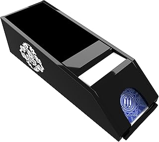 Bullets Playing Cards, Blackjack Dealer Shoe, Deluxe Kartenschlitten, für 6 Kartendecks