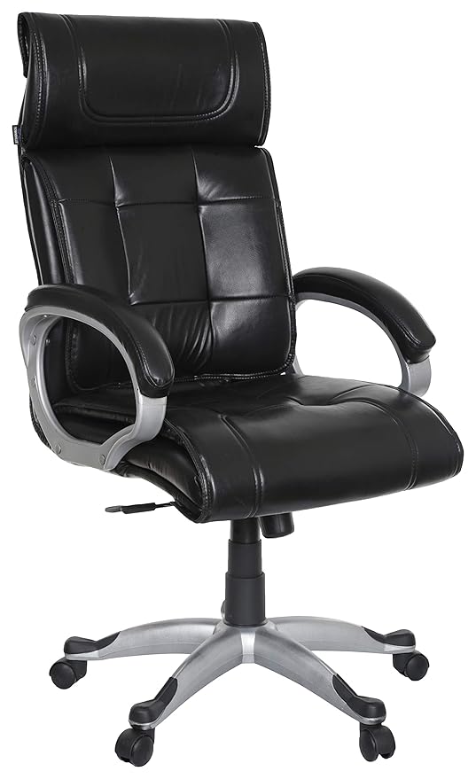 UNiCOS Townsville Townsville Chile High Back Office Chair (Black) Fixed Arm | 1 Min Easy Installation (Fabric) at Rs. 2730