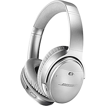 Bose QuietComfort 35 II Wireless Bluetooth Headphones, Noise-Cancelling, with Alexa Voice Control -Silver