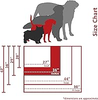 Vista 3 de Majestic Pet Cama para perros de espuma viscoelástica triturada, tamaño mediano con funda extraíble lavable, cama ortopédica rectangular