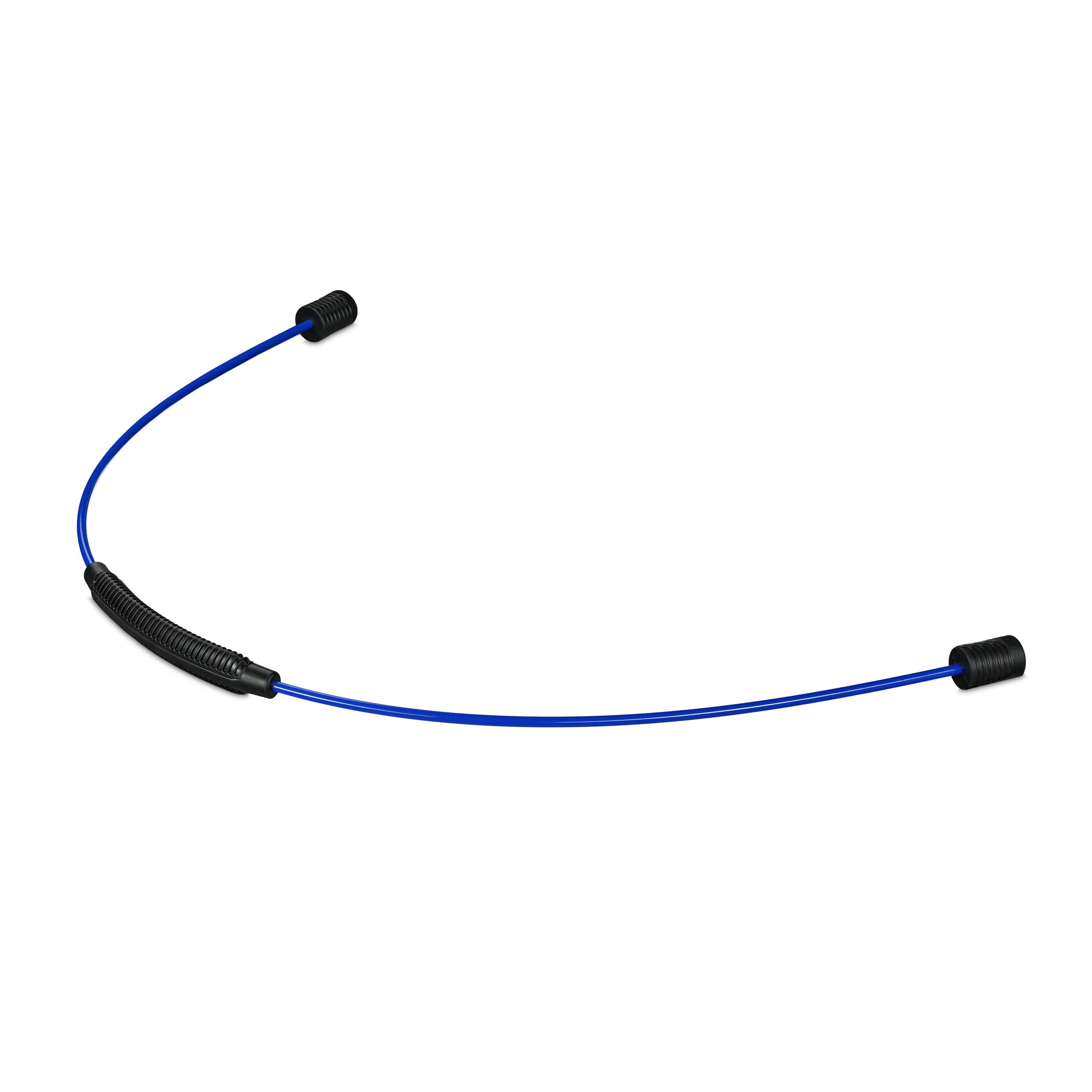 Relaxdays Barra Flessibile - Relaxdays Barra Flessibile 160 cm, Asta Fitness per Allenare la Muscolatura Profonda, Pilates, Sport, Swing Stick, Blu Unisex Adulto