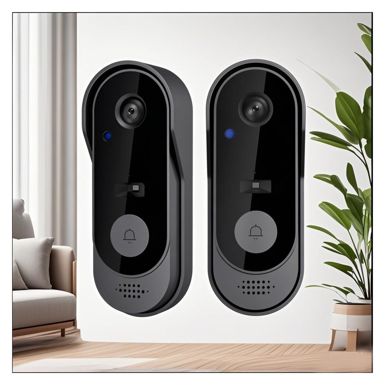 Caméra de sécurité de Sonnette vidéo WiFi sans Fil