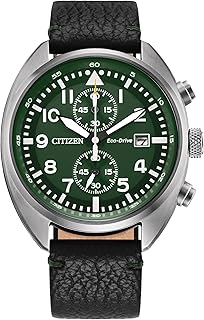 Citizen Eco-Drive 41 mm Green Dial Chronograph Men Watch- CA7041-07X