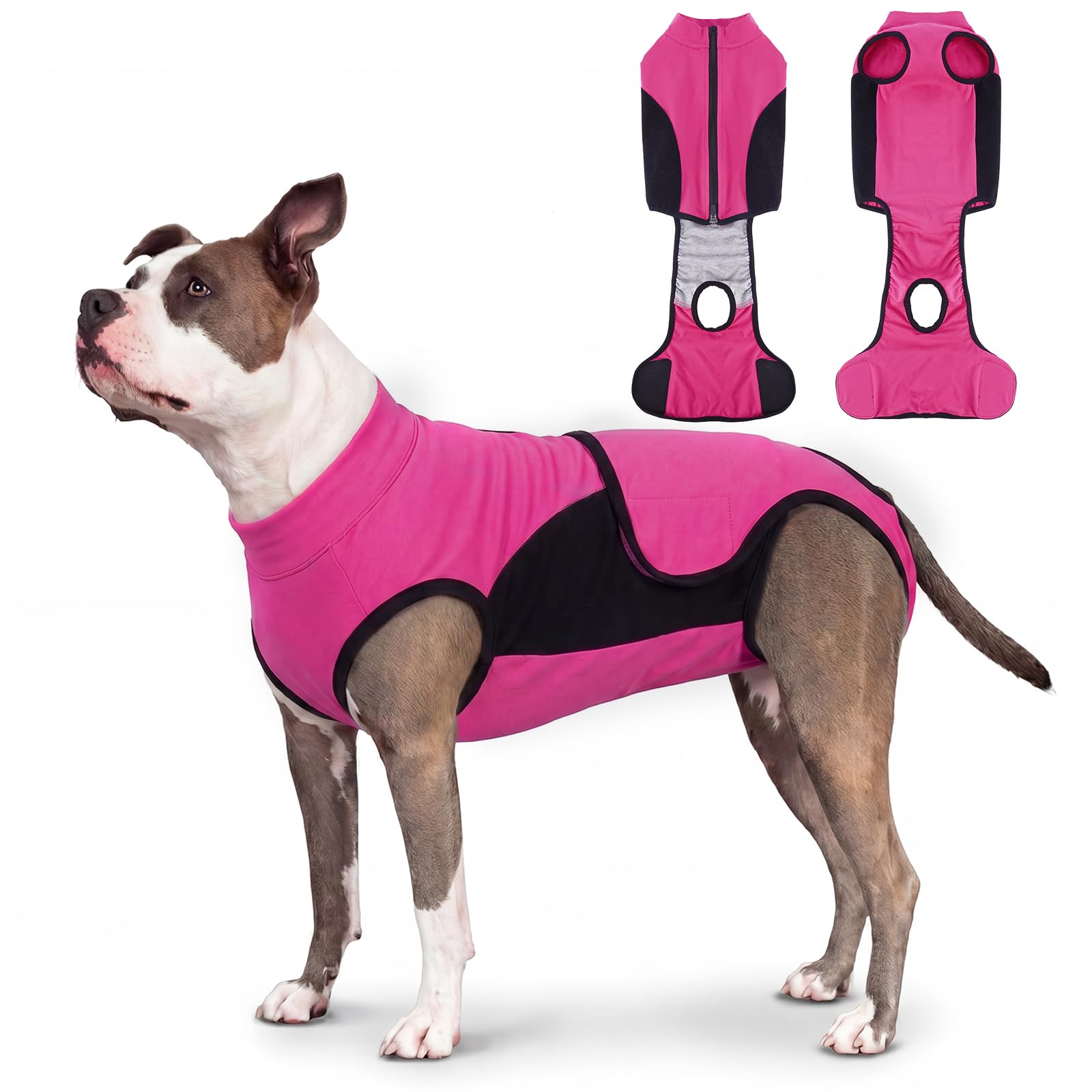Dog Recovery Suit – Cotton Post Surgery Suit for Female & Male Dogs — image 1