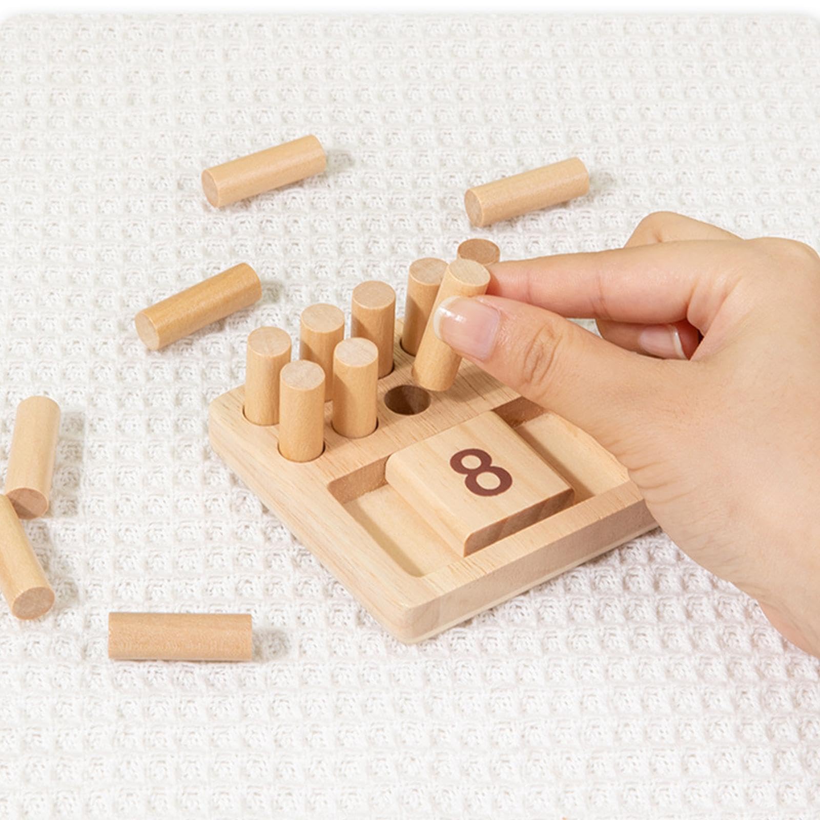 Qianly Juego de Matemáticas, Juguetes para Números para Bebés Y Niños.