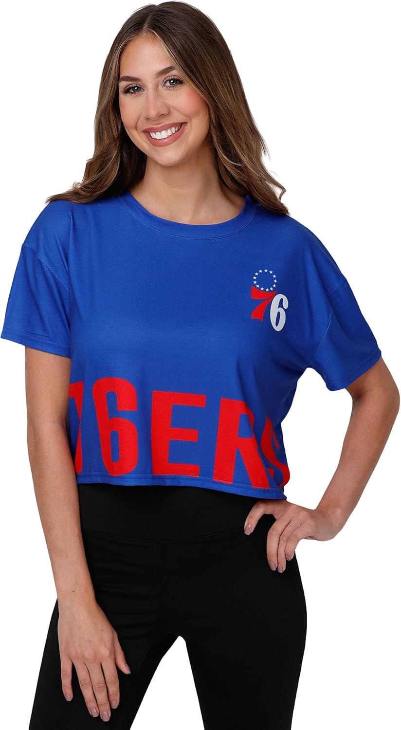 FOCO Women's NBA Team Logo Womens Crop Top