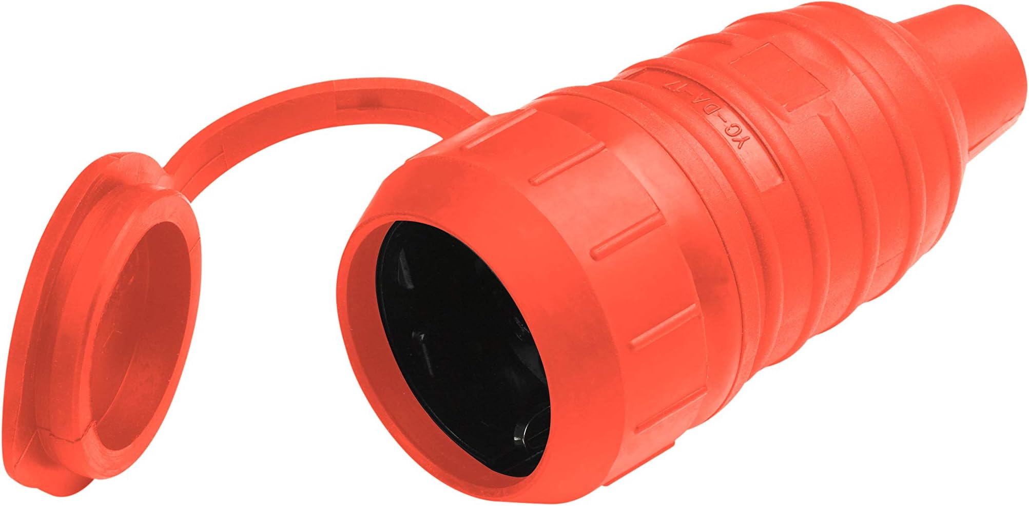 As - Schwabe 62207 Schutzkontakt-Winkelstecker Vollgummi 230 V Schwarz - View #9