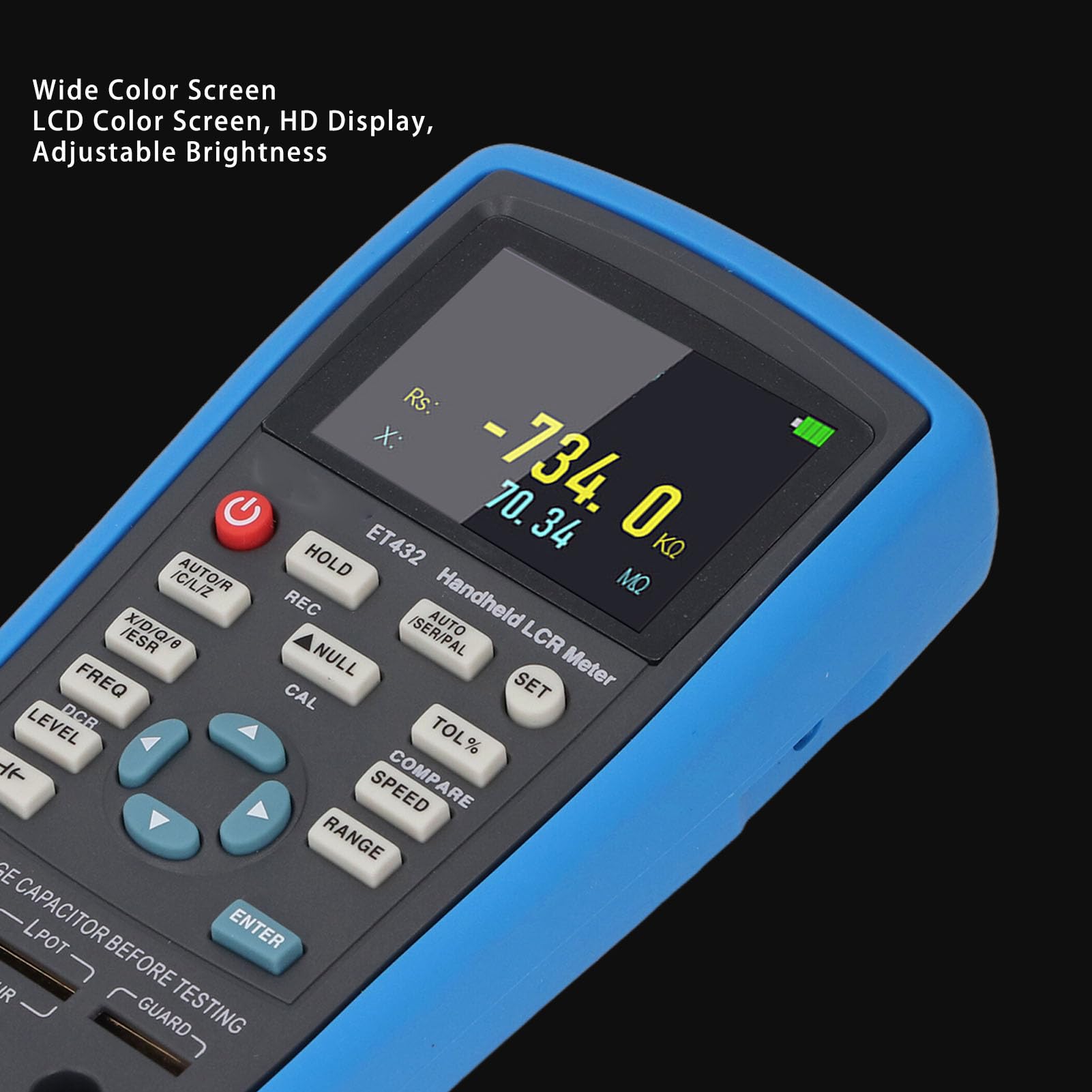 Handheld -Messgerät für Komponententests, 2,8 Zoll Display