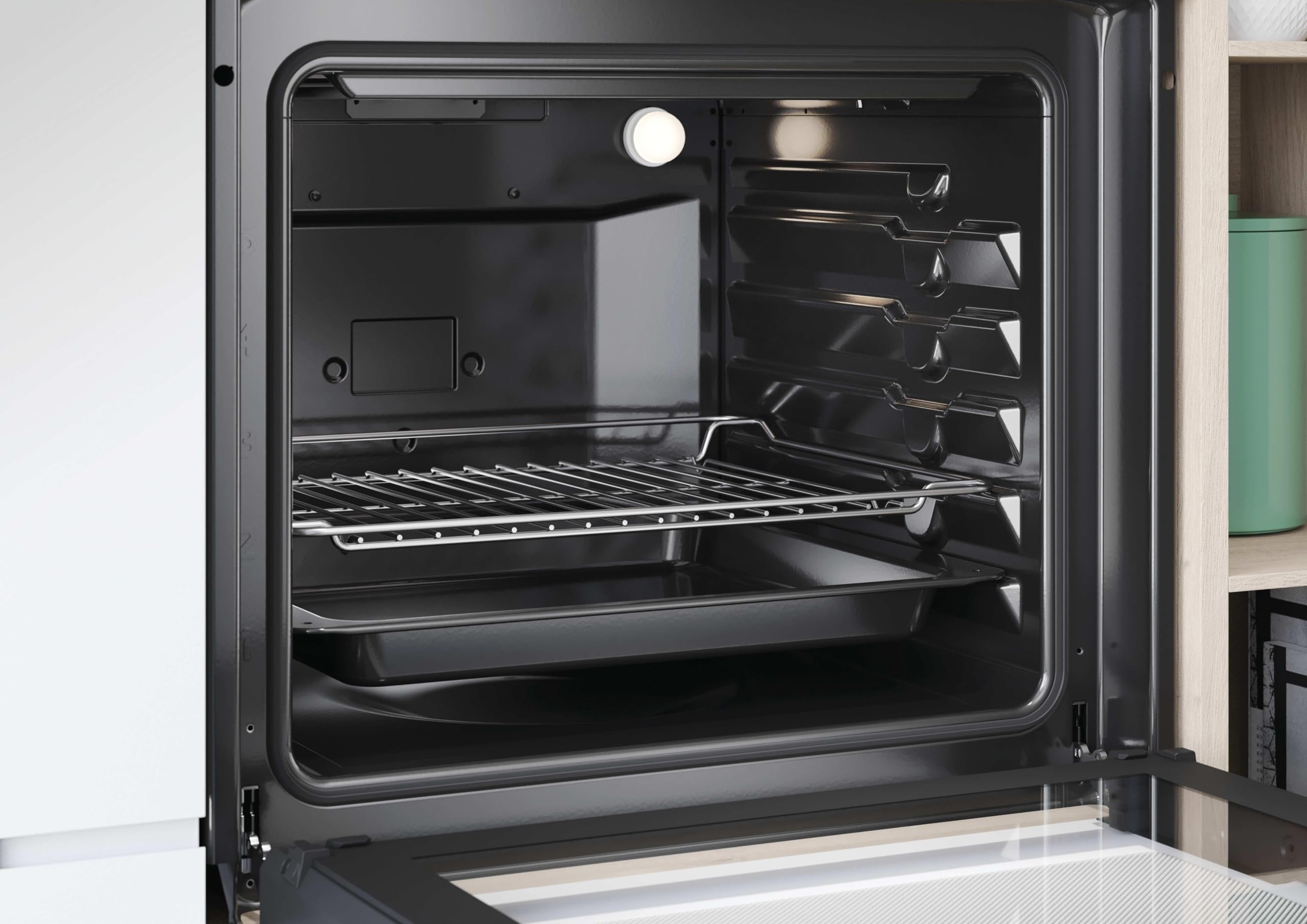 Candy Forno Elettrico da Incasso 70 Litri, Statico, Pulizia Aquactiva a Vapore, Classe Energetica A, Acciaio Inox, 59,5 x 56,8 x 59,5 cm (L x P x A), FIDC X100IT